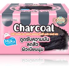 Молочный СПА скраб - маска для лица и тела с углем