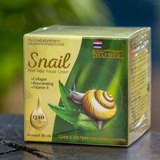 Тайский крем Snail Aloe Vera Facial Cream Thai Herb