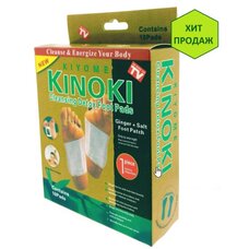 Тайский пластырь для стоп Kinoki с имбирем, 10 шт