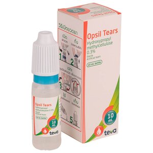 Капли против усталости глаз Opsil Tears 10 мл