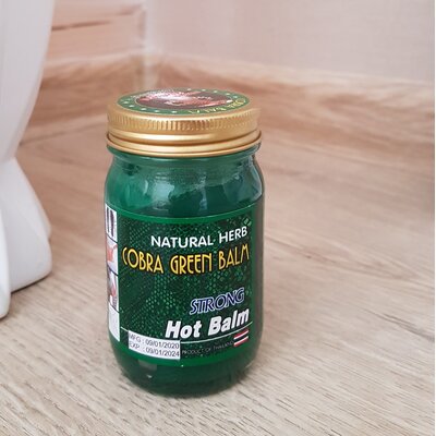 Зеленый бальзам с ядом кобры Strong Hot Balm 50 гр
