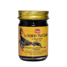 Тайский черный бальзам с ядом скорпиона Banna 50 грамм