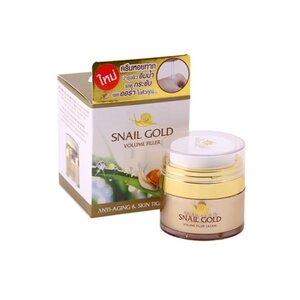 Тайский улиточный крем-филлер Snail Gold Volume Filler Anti-Aging Cream, 15 гр.