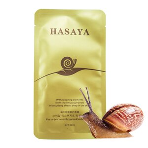 Тканевая маска со слизью улиток HASAYA