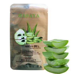 Тканевая маска с алоэ вера HASAYA